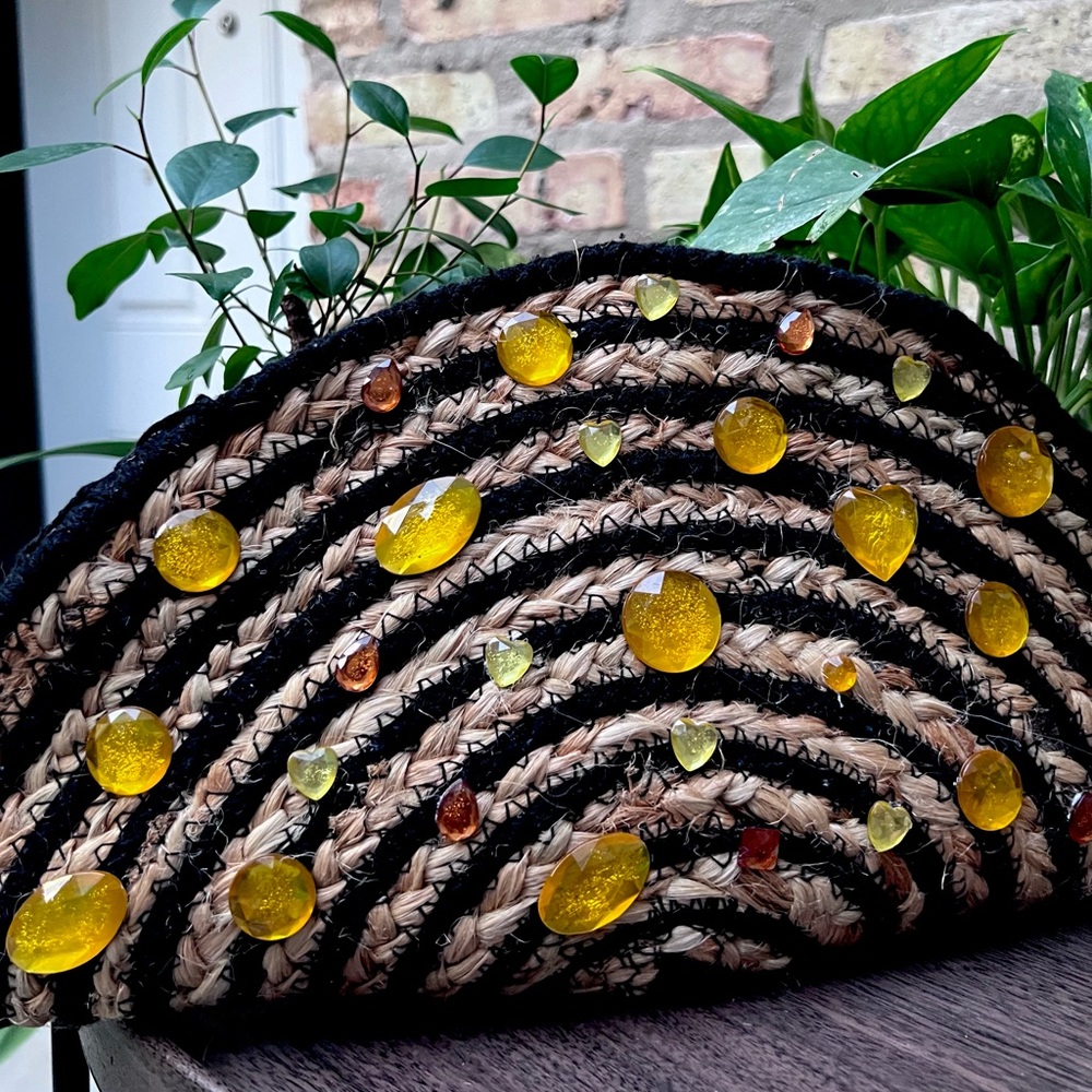 Jute clutch